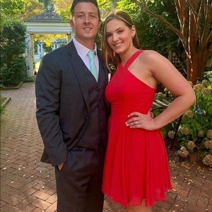 Lulu’s cocktail wedding guest dress